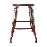 Workshop stool Nicolle patinated