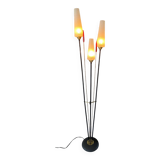 Vintage reed floor lamp