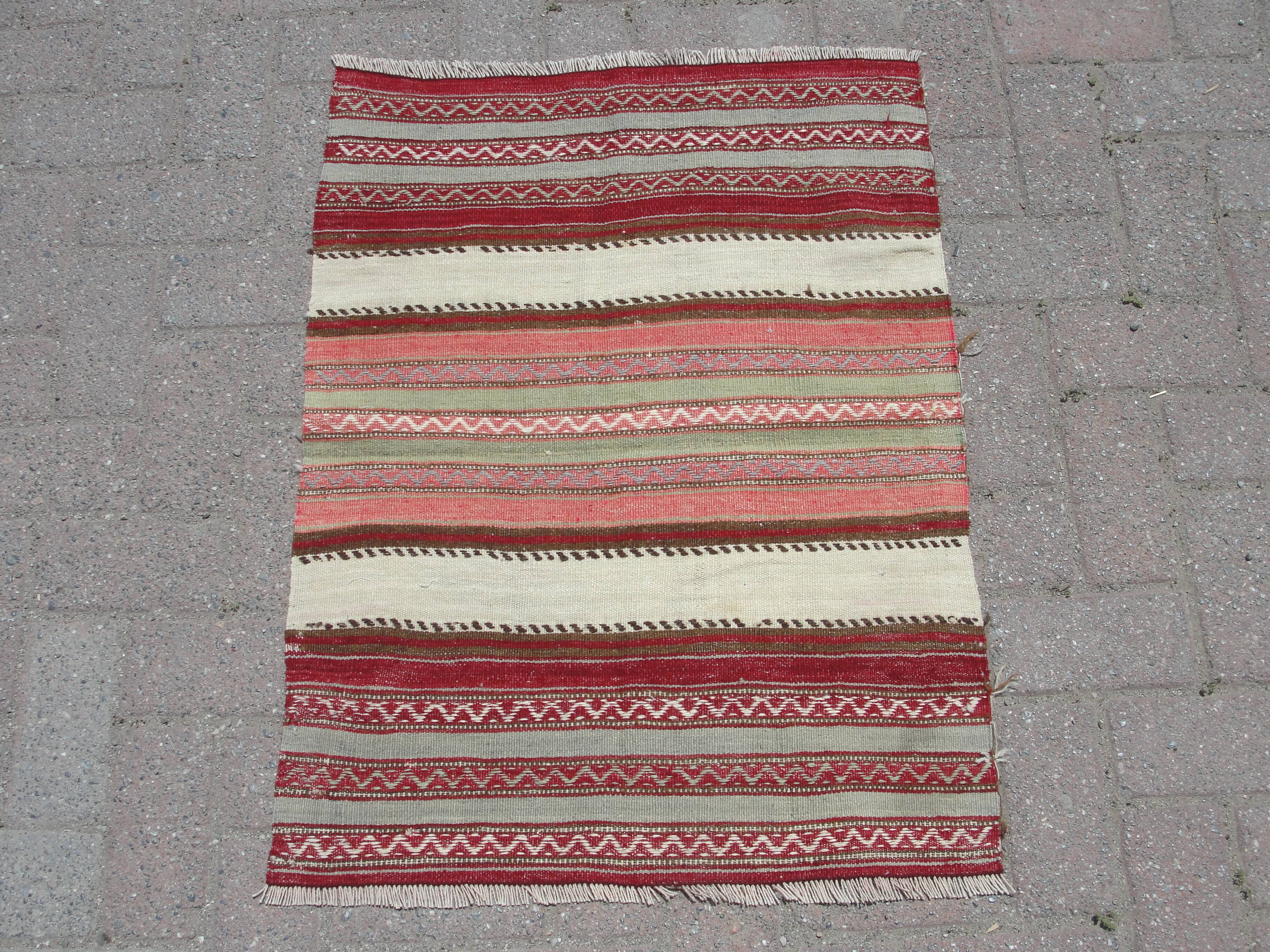 small kilim rug 65x90cm
