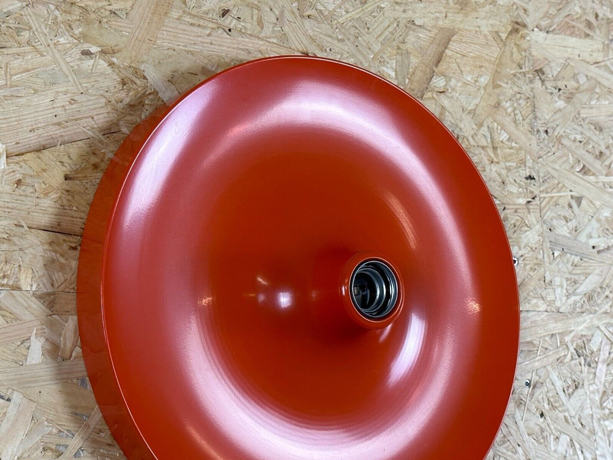 Applique murale Teka Orange Space Age design aluminium métal