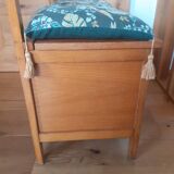 Vintage wooden storage bench
