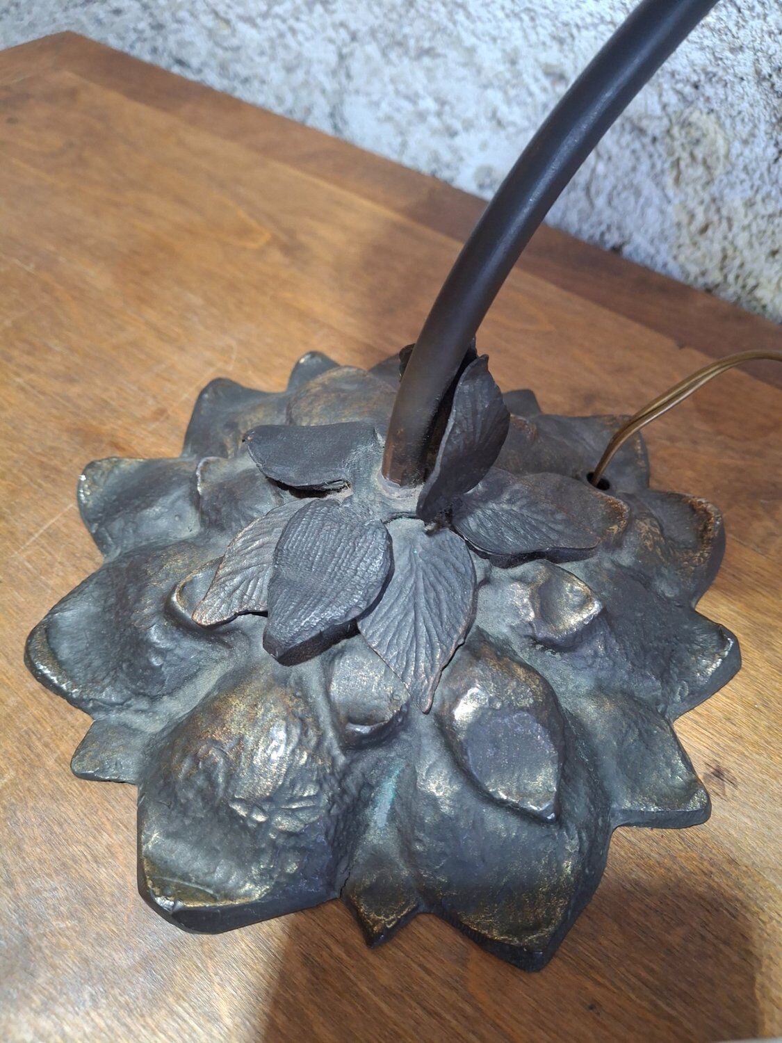 Desk lamp / accent lamp signed Cara Merot, 20th century, inspired by