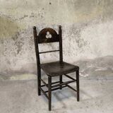 Chaise vintage en bois