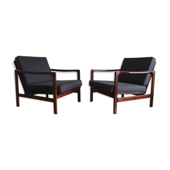 Fauteuils B-7752 de Zenon Bączyk pour Swarzędzkie Fabryki Mebli, années 1960
