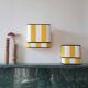 La divine – yellow deckchair striped wall light (small model).