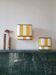 La divine – yellow deckchair striped wall light (small model).