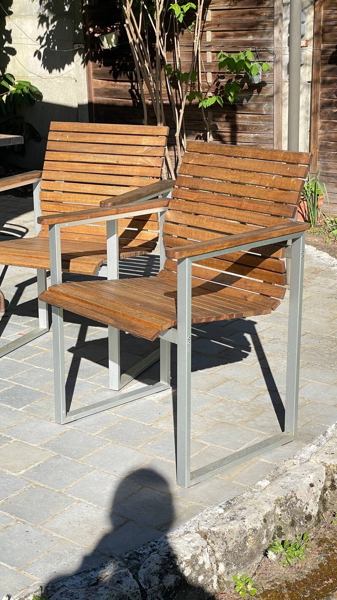 Paire de fauteuils esprit Karin Mobring Ikea