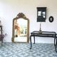 Art Nouveau fireplace mirror 1900