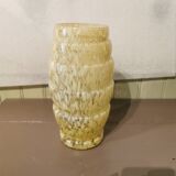Clichy glass art deco vase