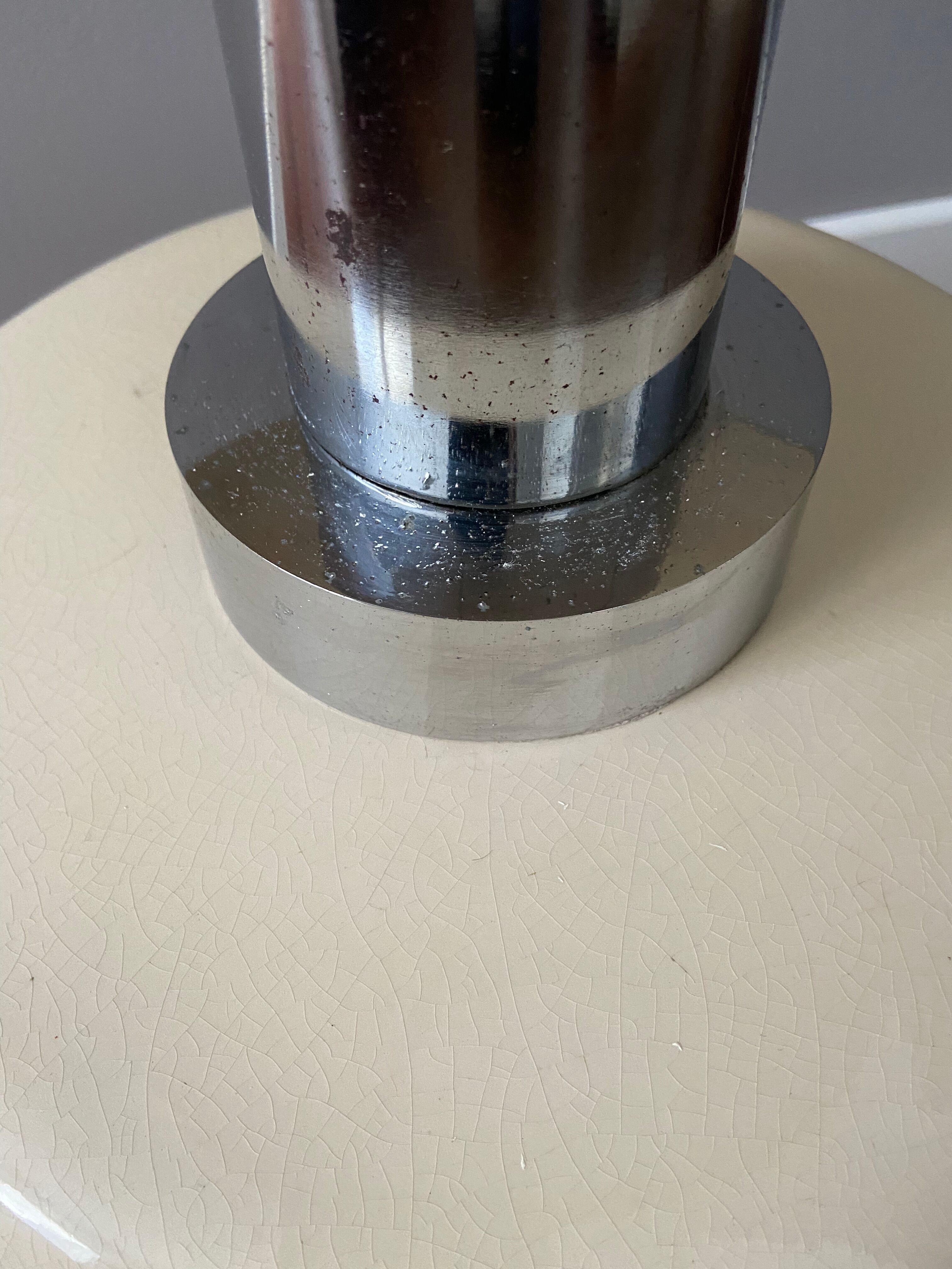 Cracked ceramic floor lamp