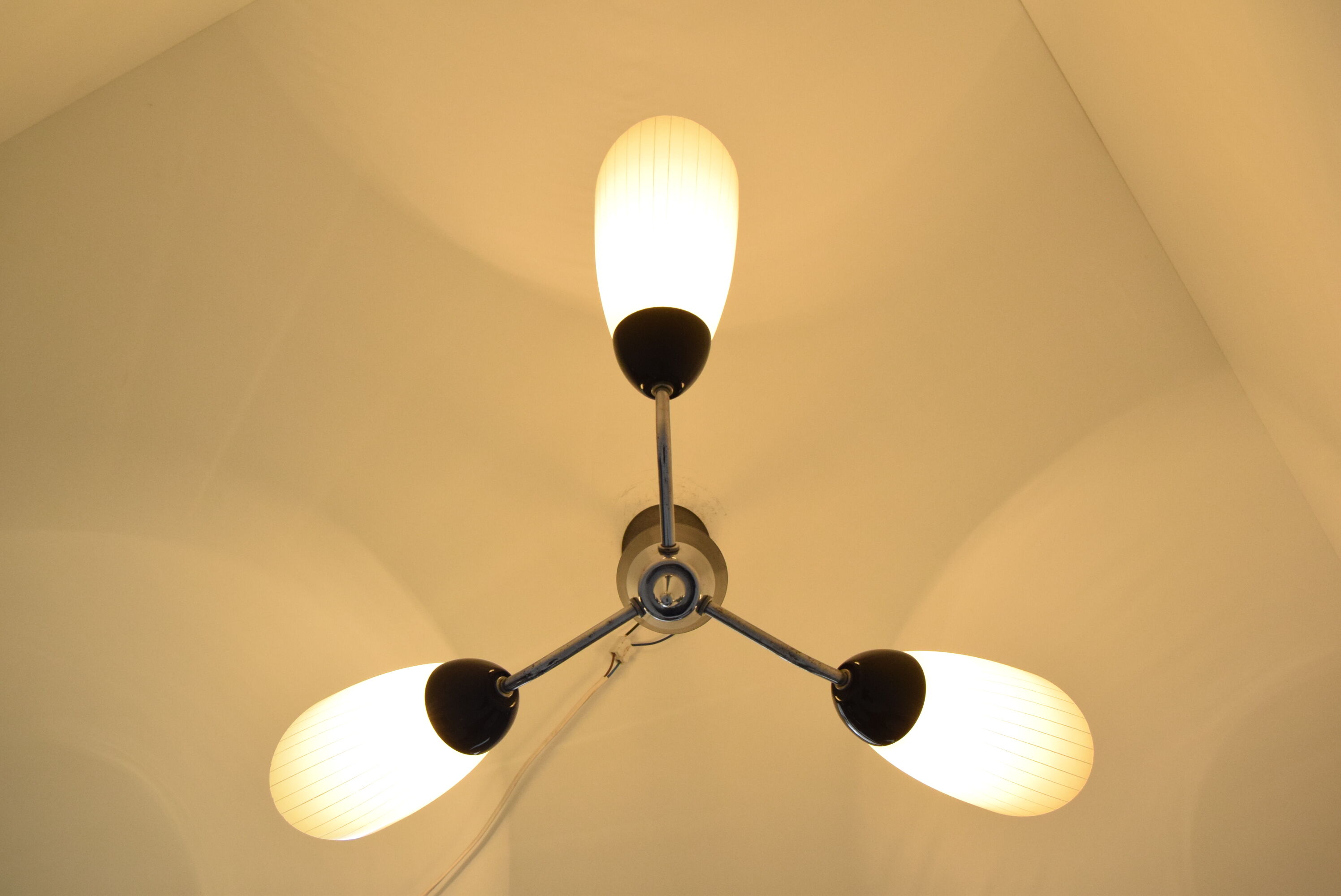 Mid-century Chandelier by Drukov,1960's.