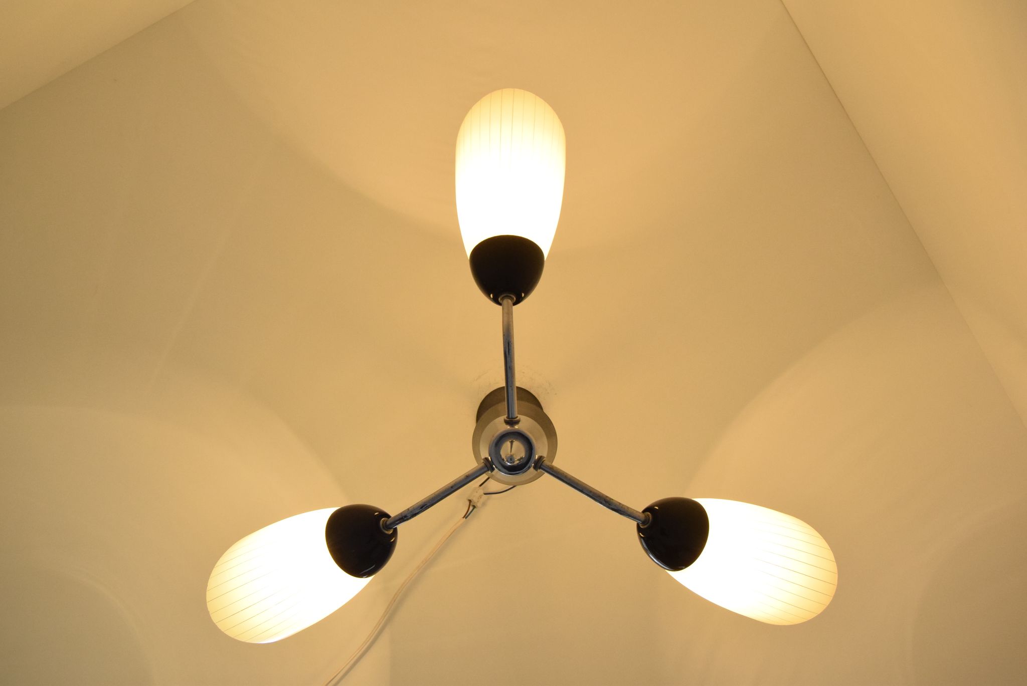 Mid-century Chandelier by Drukov,1960's.