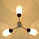 Mid-century Chandelier by Drukov,1960's.