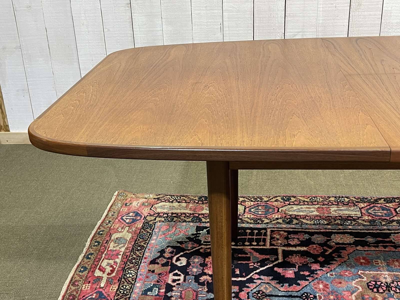 G-Plan teak table from the 1970s with butterfly extension.