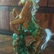 Rearing horse statue
