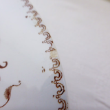 Set of 6 vintage Sarreguemines Danish porcelain dinner plates