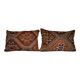 Set of 2 vintage Turkish cushion covers 41x61 cm