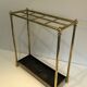 Rectangular umbrella holder in brass and cast iron. french work. around 1900