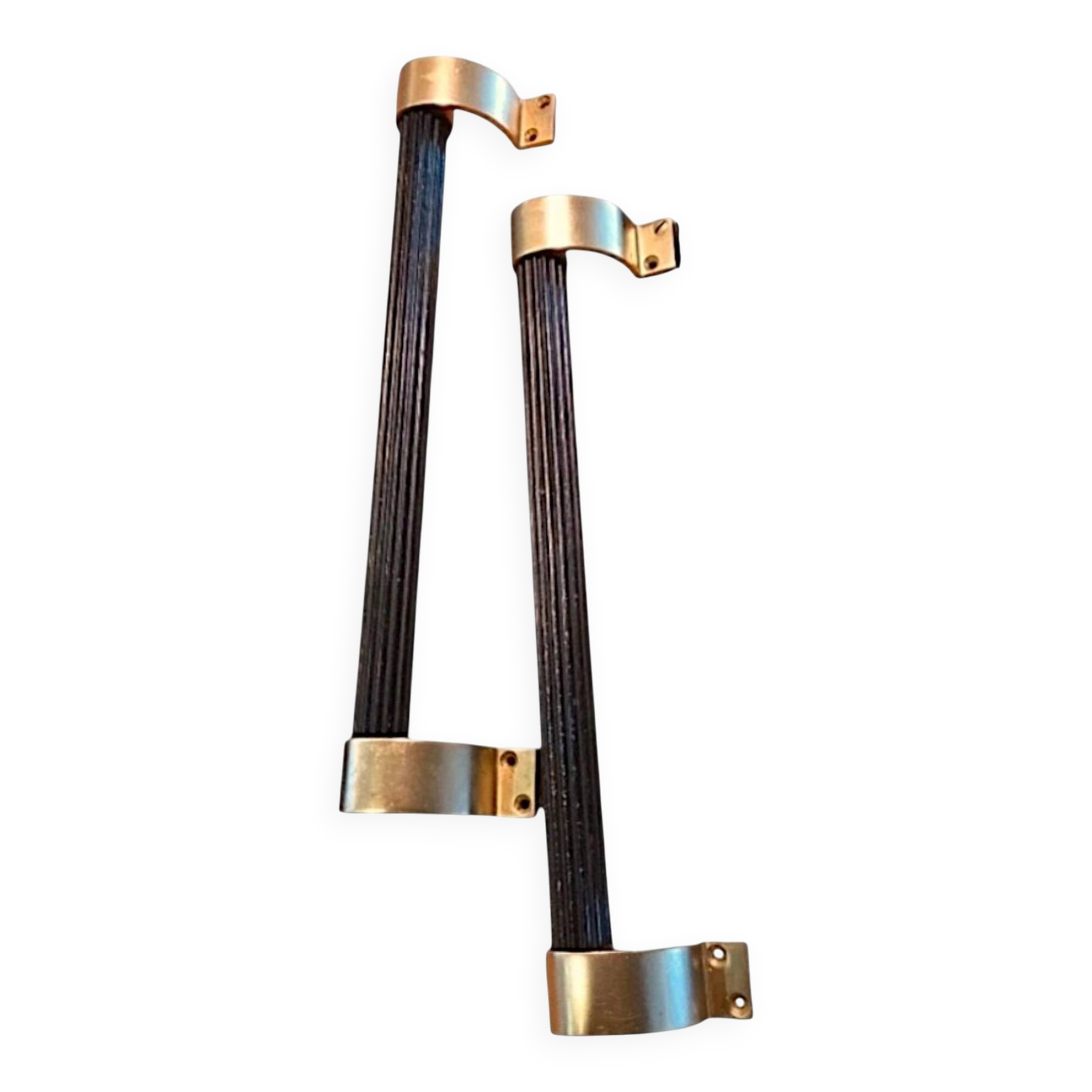 Art Deco handle pair