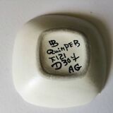 Ashtray in HB Quimper earthenware