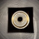 Vintage Peill & Putzler Ice glass Wall Lamp , 1970s