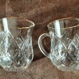 Set of 2 stylish glasses/cups