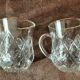 Lot de 2 verres/tasses stylé
