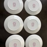 Lot de 6 assiettes à dessert modèle “Cambridge Old England”