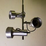 Plafonnier 3 spots en aluminium, 60's