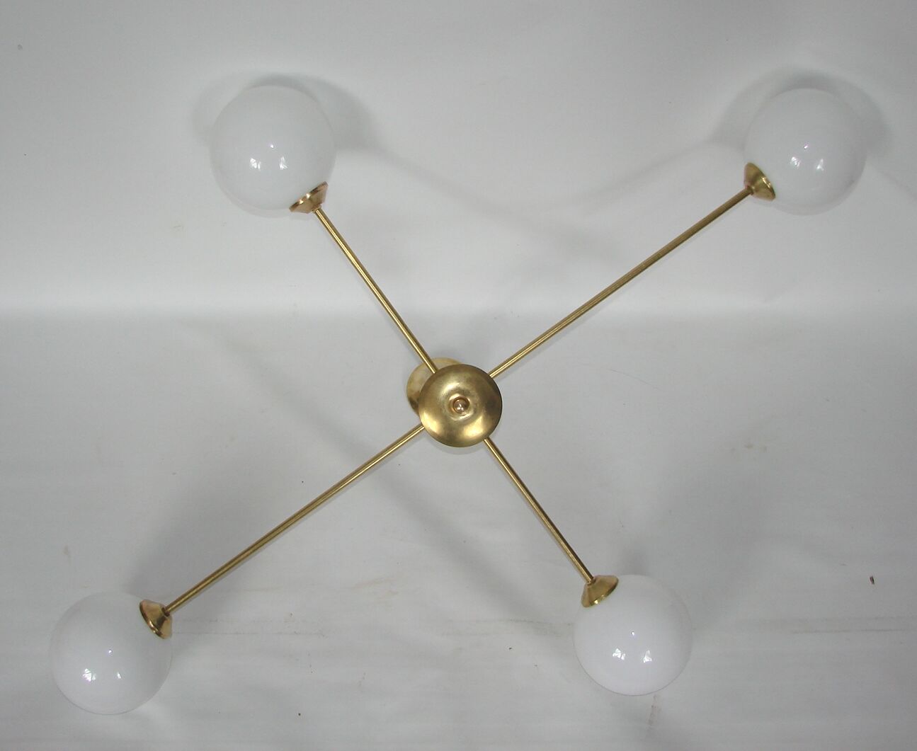 Minimalist chandelier, 1970s