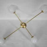 Minimalist chandelier, 1970s