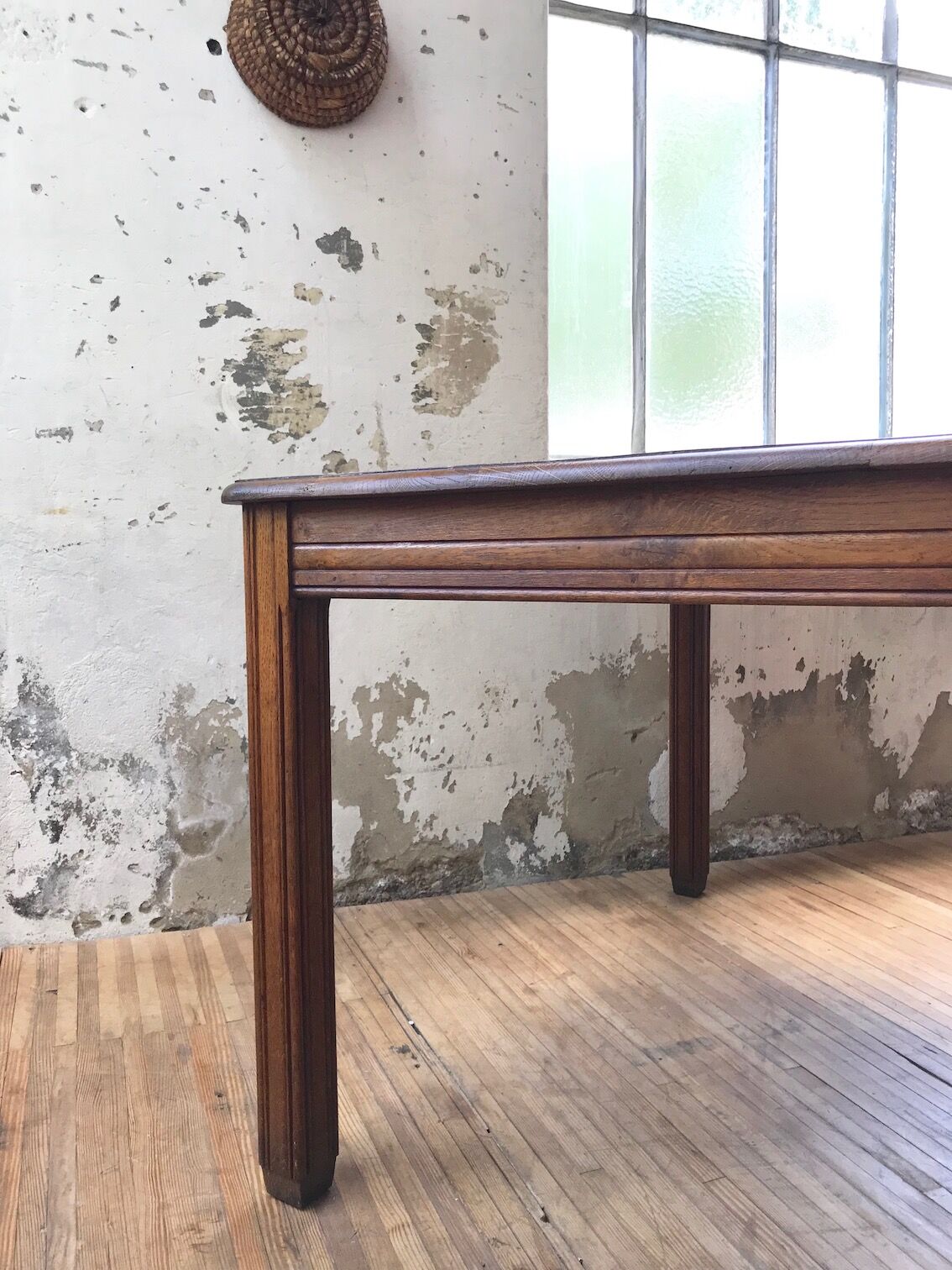 Bistro table in solid oak