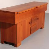 Torbecchia sideboard in walnut by Giovanni Michelucci for Poltronova, 1964