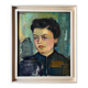 Young worker, oil on paper, mounted on cardboard