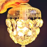 Crystal Chandelier with Tassels and Bell