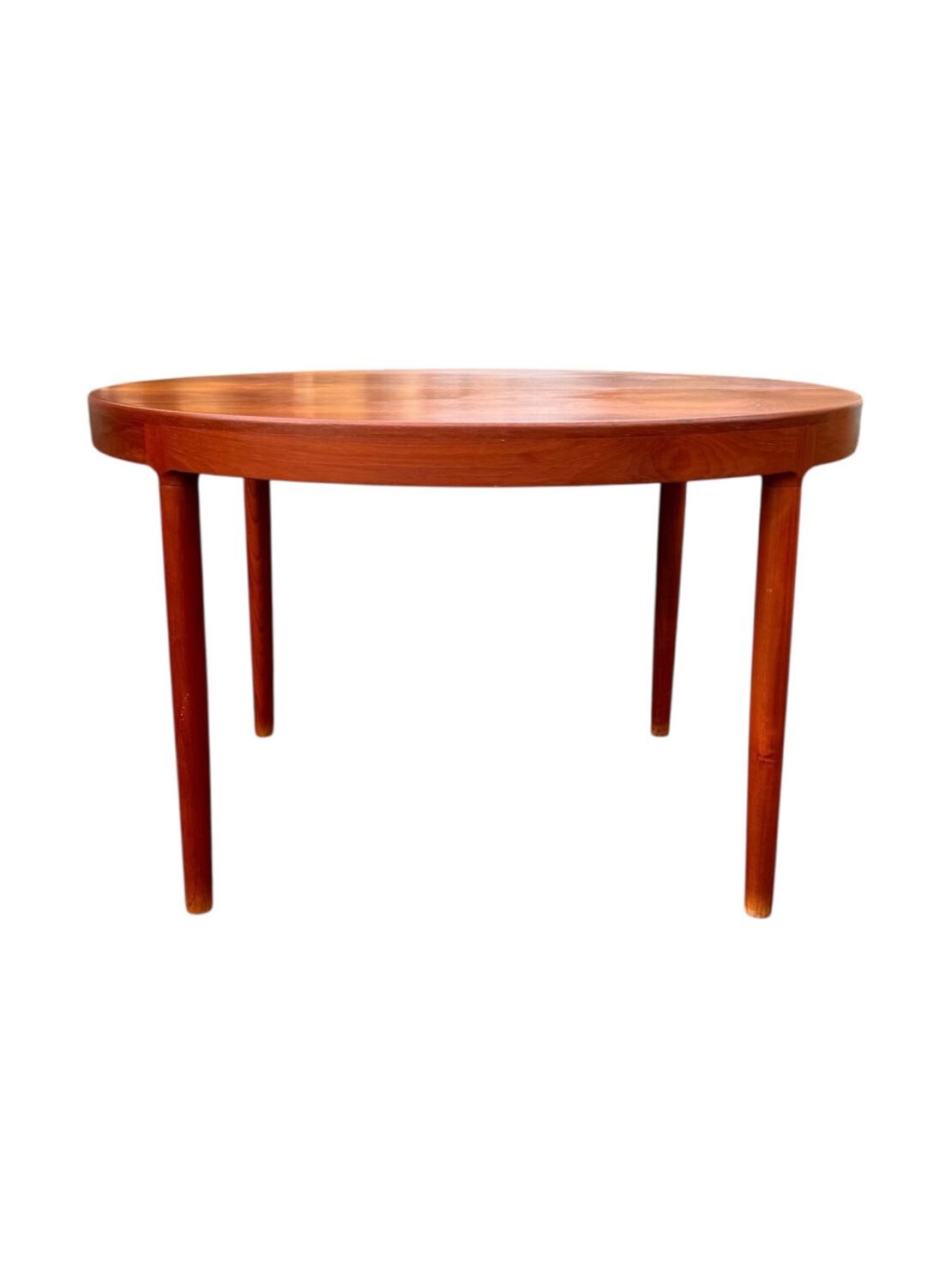 Scandinavian table in teak, design by Harry Ostergaard.