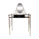 Golden metal and plexiglass dressing table