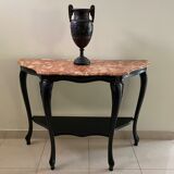 Baroque style console, marble top