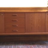 Scandinavian sideboard in teak design