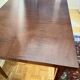 Folding bridge table in solid mahogany – 1950s – professionally restored