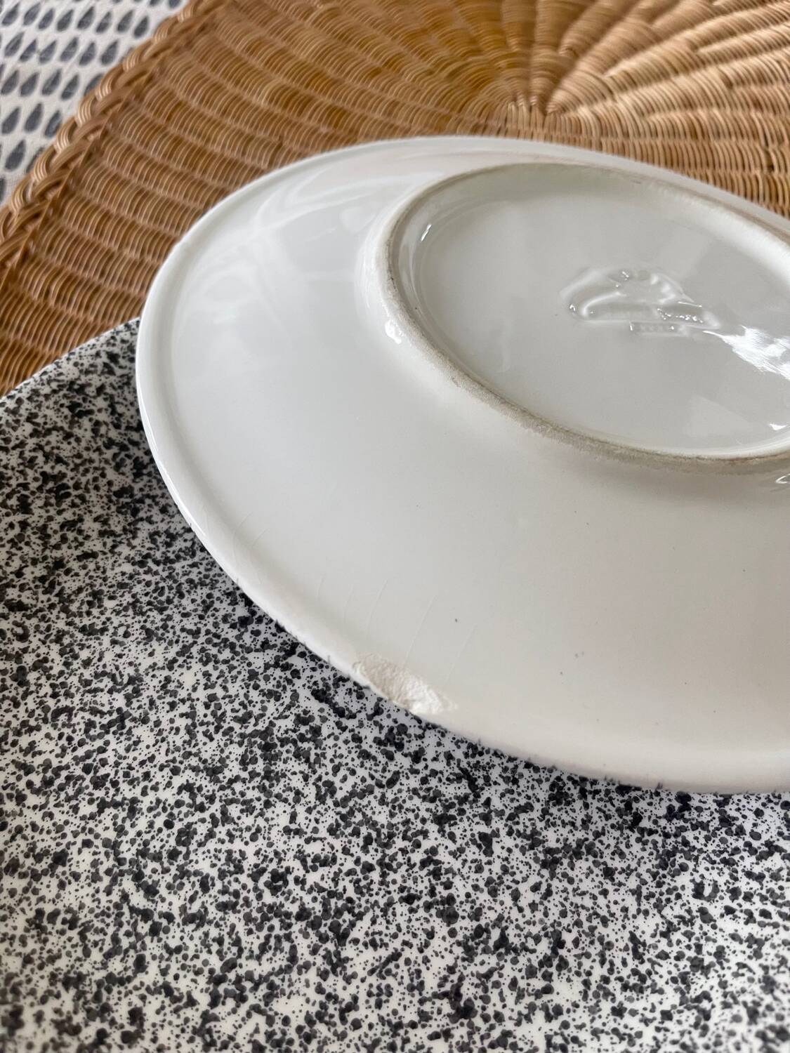 4 Castelforte dessert plates.