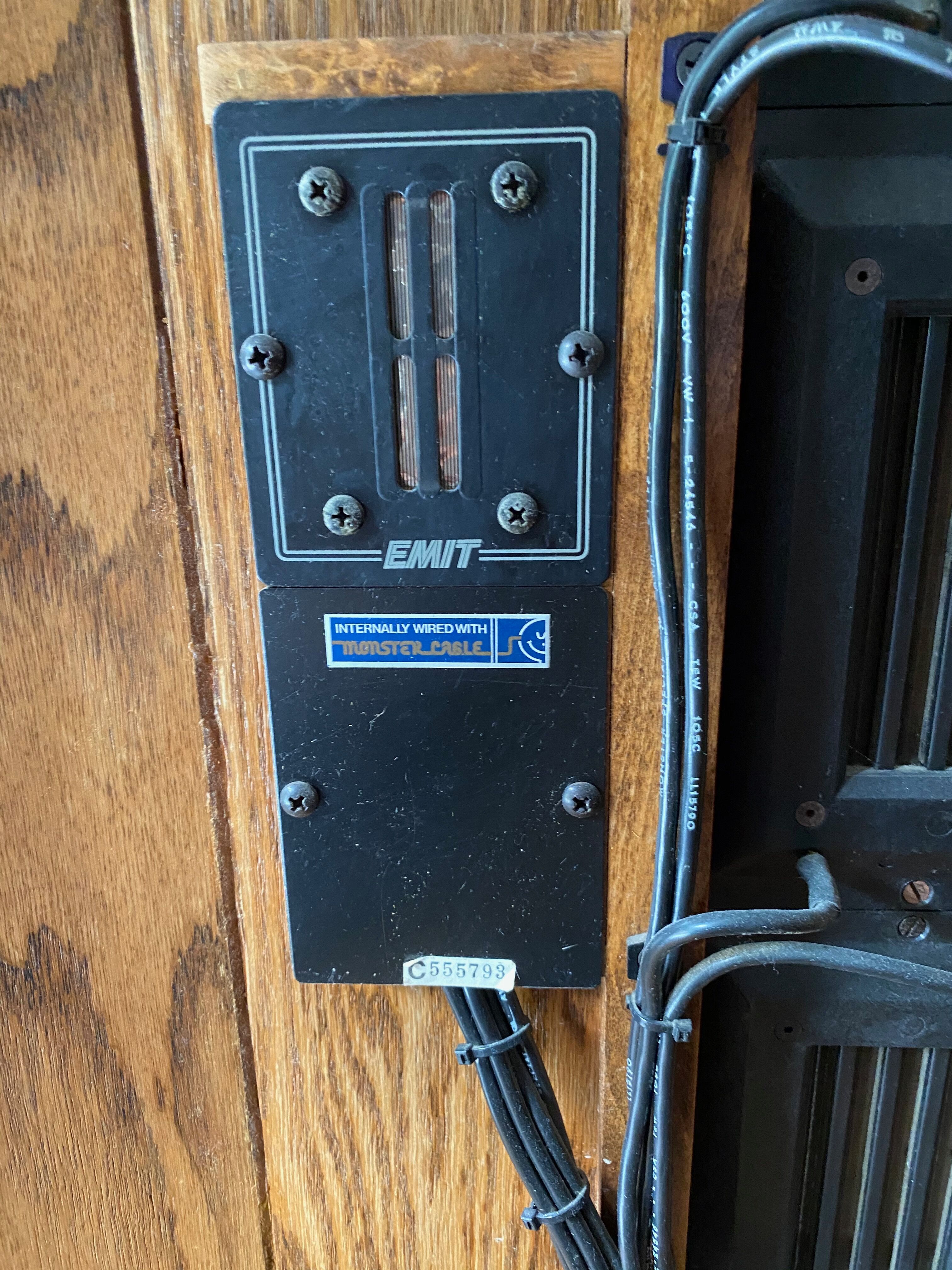 Paire d'enceintes à ruban vintage Infinity Reference Standard RS II-B 1987