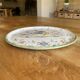 Decorative pie dish in Moustiers porcelain