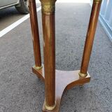 Gueridon side table empire style marble top