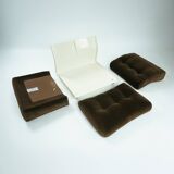 2 Mario Bellini for C&B Italia Modular 'Amanta' Seating Elements in Brown