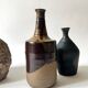 Céramique - Vase soliflore en grès émaillé, France vers 1970