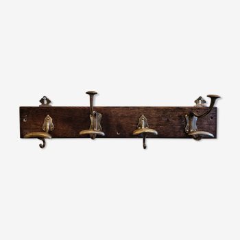 Brass coat rack