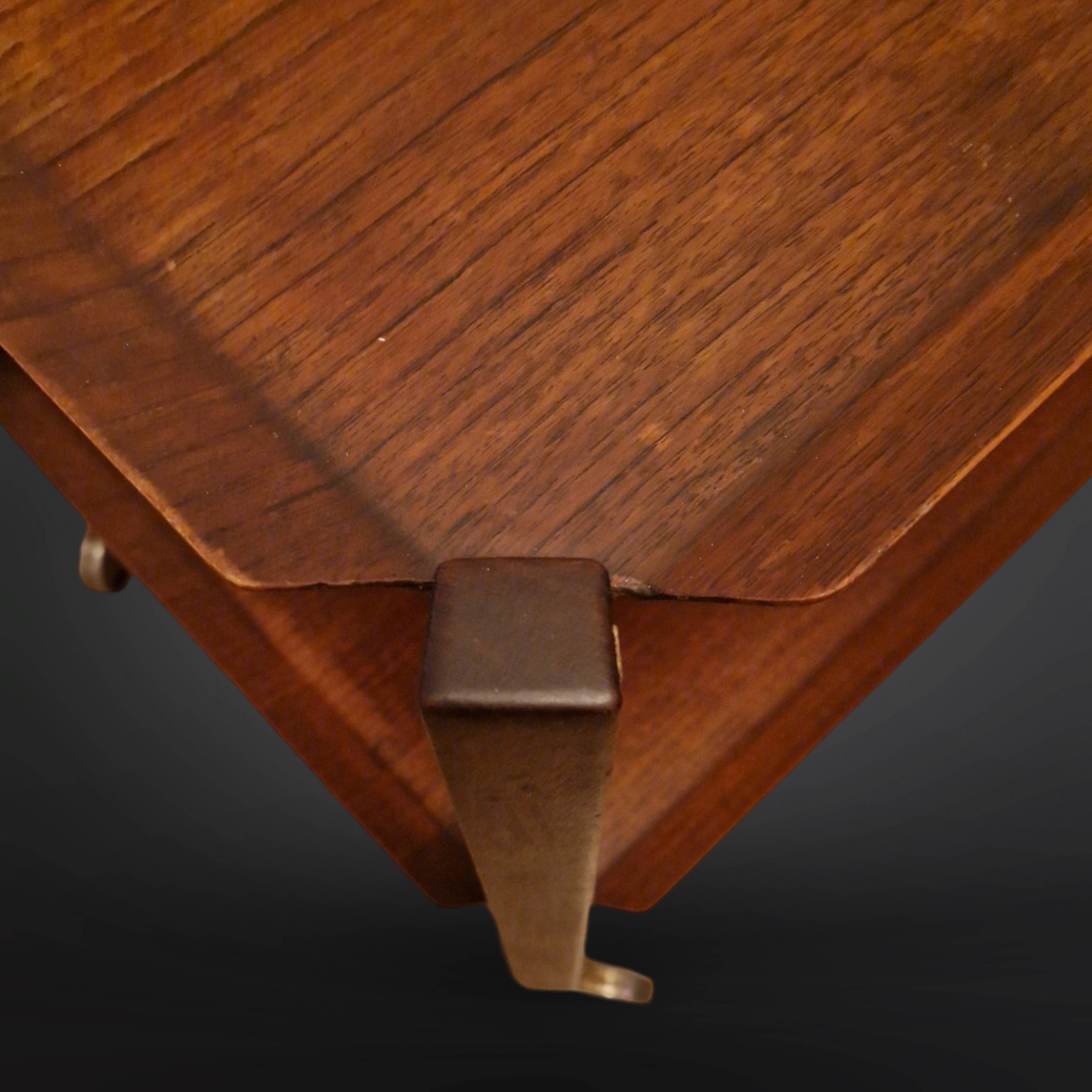 Chariot de service vintage PT10 en contreplaqué par Cees Brakeman pour Patoe, Pays-Bas 1950