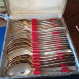 Silver-plated cutlery set