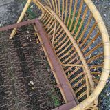 Rattan bed
